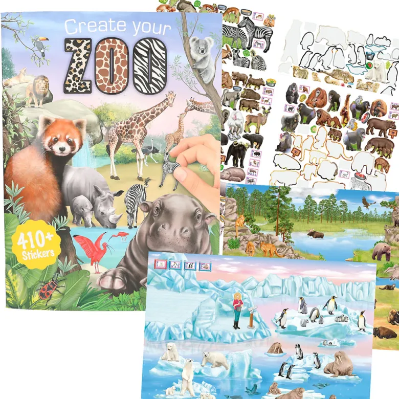 Create Your Own Zoo: Activity Book with Stickers