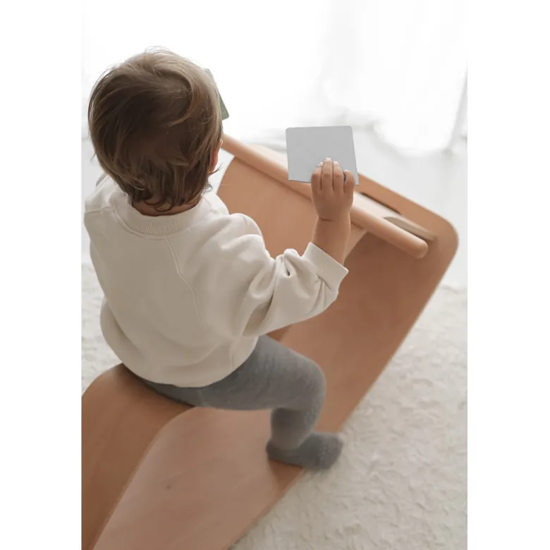 Curve-Lab, Gyngehest, Perfect Arc Balance Board, and Swing Module – Beech