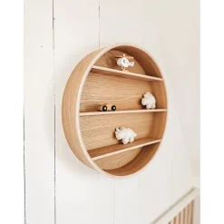 Curve-Lab, Round Shelf, Rund hylde - Eg