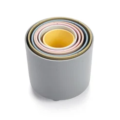 Dantoy Bioplastic Tiny Stacking Cups, Swan Label - From 6 Months