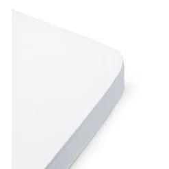 Dear April, Fitted Adult Sheet - Simple White