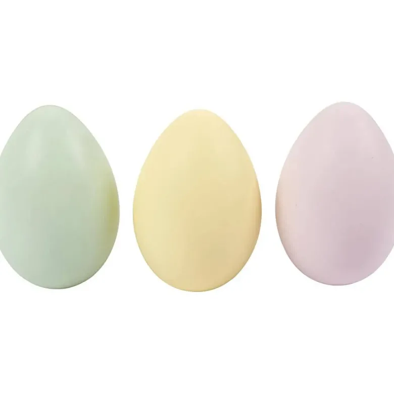 Decorative Eggs Set of 12 in Pastel Colors