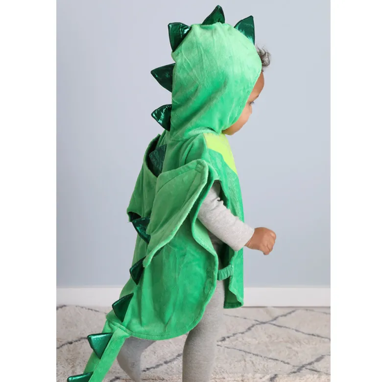 Den Goda Fen Animal Costume, Dragon Cape - Size 1-4 Years