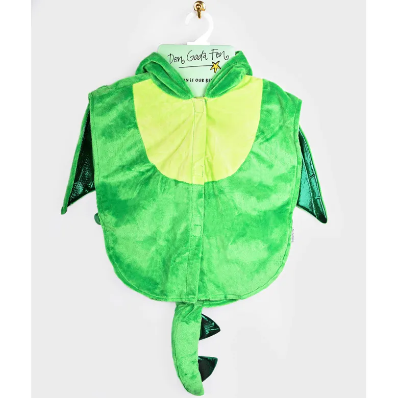 Den Goda Fen Animal Costume, Dragon Cape - Size 1-4 Years