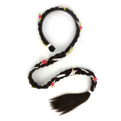 Den goda Fen, Costume Accessory – Rapunzel Braid, 75 cm – Brown