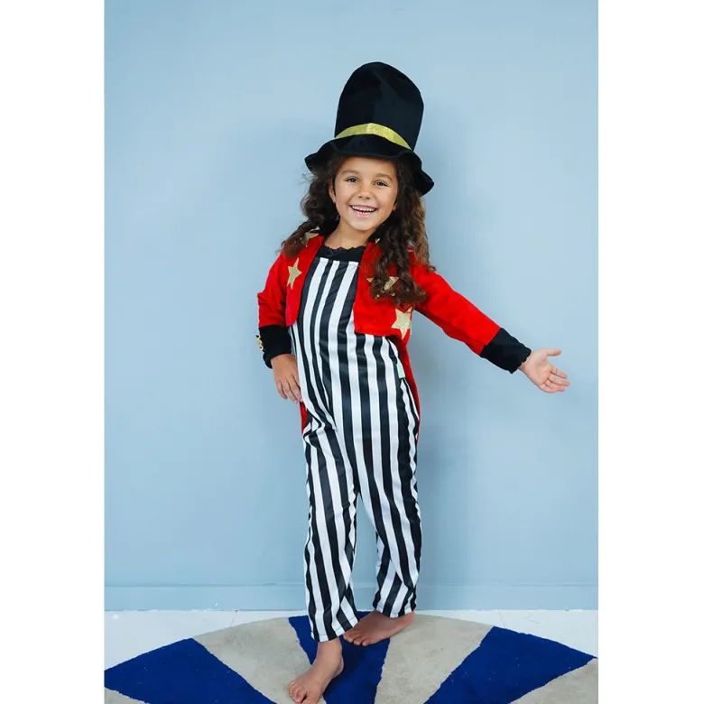 Den Goda Fen Costume, Circus Director - Size 4-8 Years