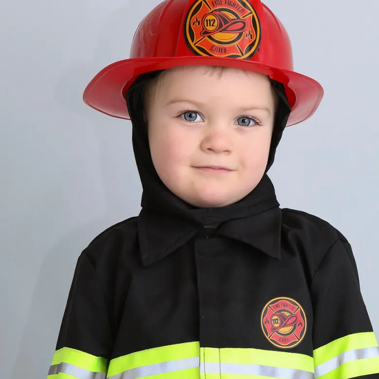 Den Goda Fen Costume, Firefighter Outfit - Sizes 4-6 Years