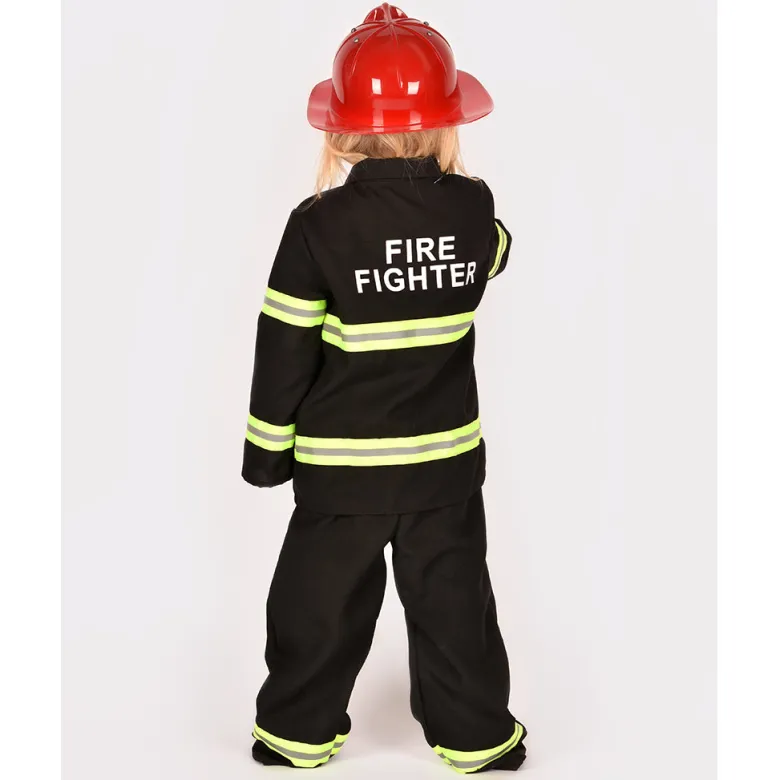 Den Goda Fen Costume, Firefighter Outfit - Sizes 4-6 Years
