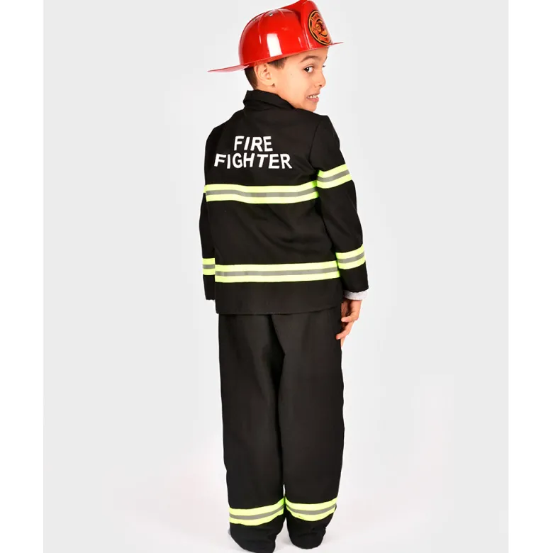 Den Goda Fen Costume, Firefighter Outfit - Sizes 4-6 Years