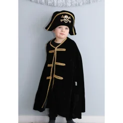 Den Goda Fen Costume, Pirate Hat and Cape - Ages 3-8 Years