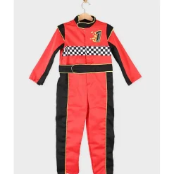 Den goda Fen Costume, Race Car Driver – available in sizes 2-4 years, 4-6 years, and 6-8 years