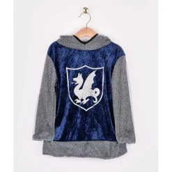 Den goda Fen Costume Top, Blue Knight Blouse – Ages 2-6