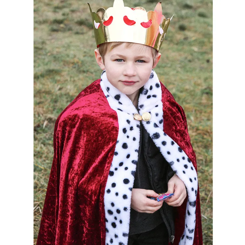 Den Goda Fen Costume, Velvet King's Cape – Ages 4-8