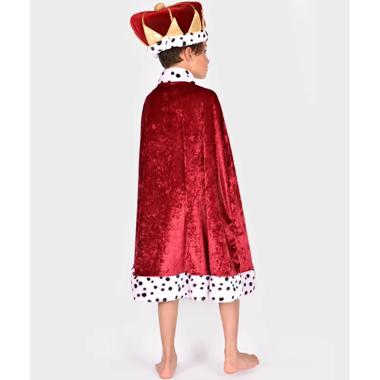 Den Goda Fen Costume, Velvet King's Cape – Ages 4-8
