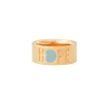Design Letters Hope Ring, Gold - Soft Green - Size 50-56
