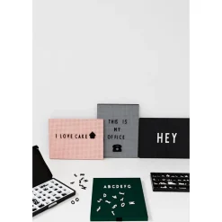 Design Letters, Office Icons for Message Board - White