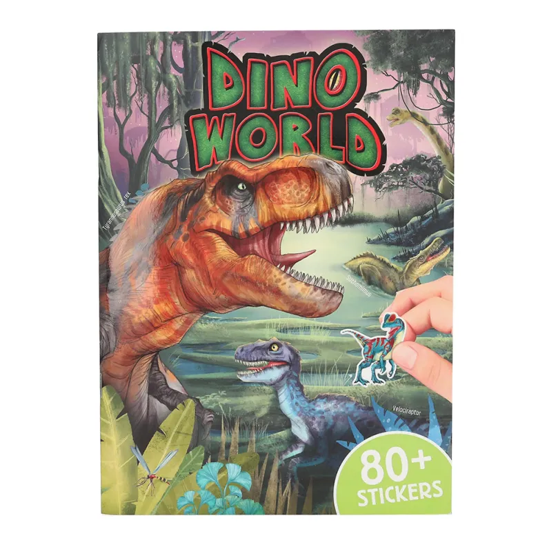 Dino World Stickerworld Puffy Sticker Book