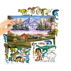 Dino World Stickerworld Puffy Sticker Book