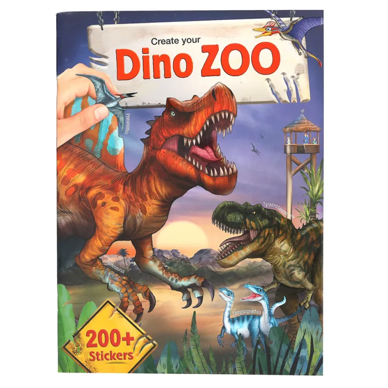 Dino World Zoo Sticker Book