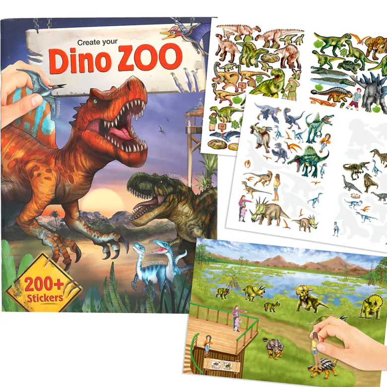 Dino World Zoo Sticker Book