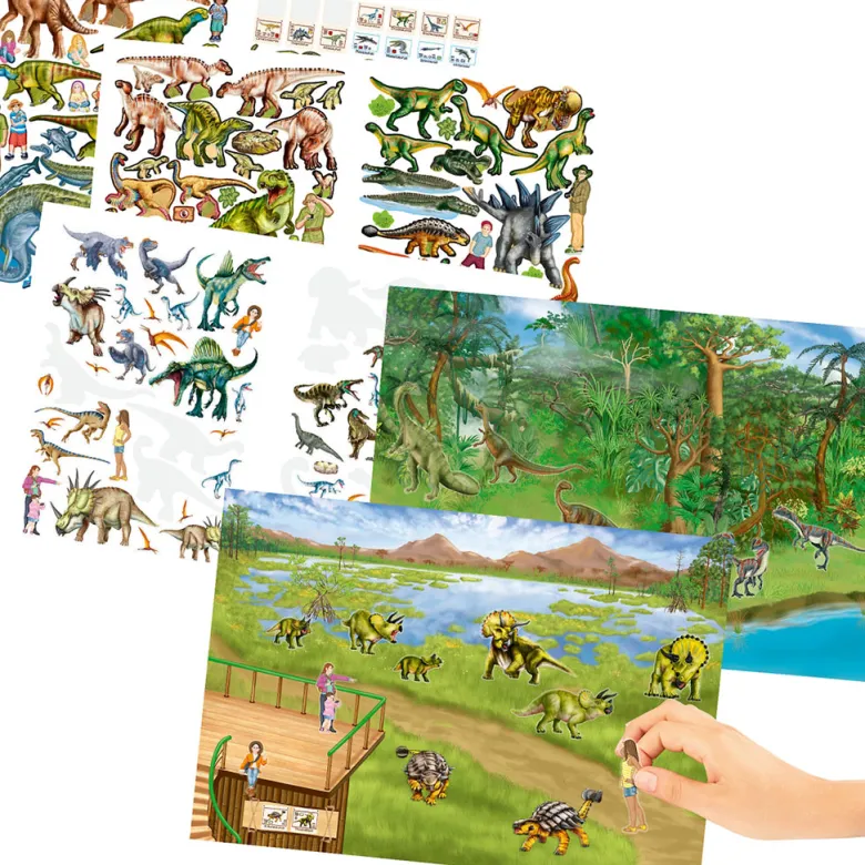 Dino World Zoo Sticker Book