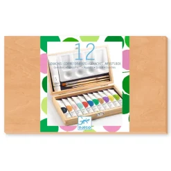 Djeco Artist Box, 12 Gouache Paints