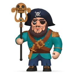 Djeco Arty Toys Pirate Figure, Ze Piratous