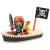 Djeco Arty Toys Pirate Figure, Piratous - Billy Cannot