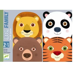 Djeco Card Game for Little Ones, Find the Family