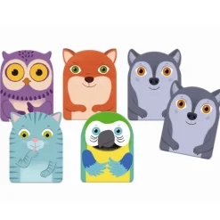 Djeco Card Game for Little Ones, Find the Family