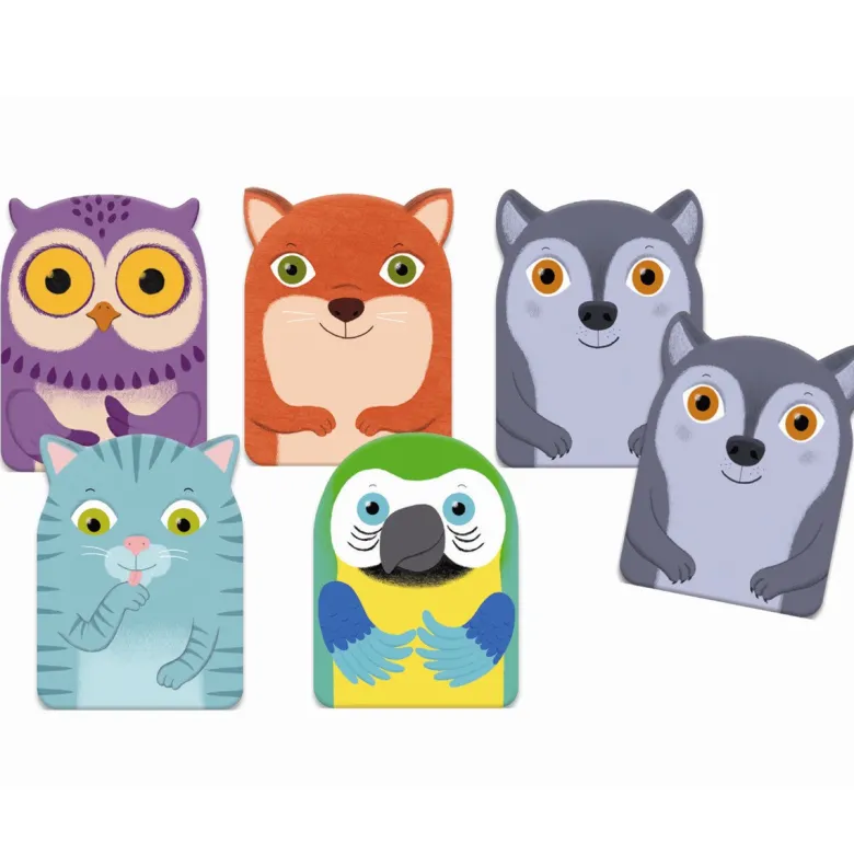 Djeco Card Game for Little Ones, Find the Family