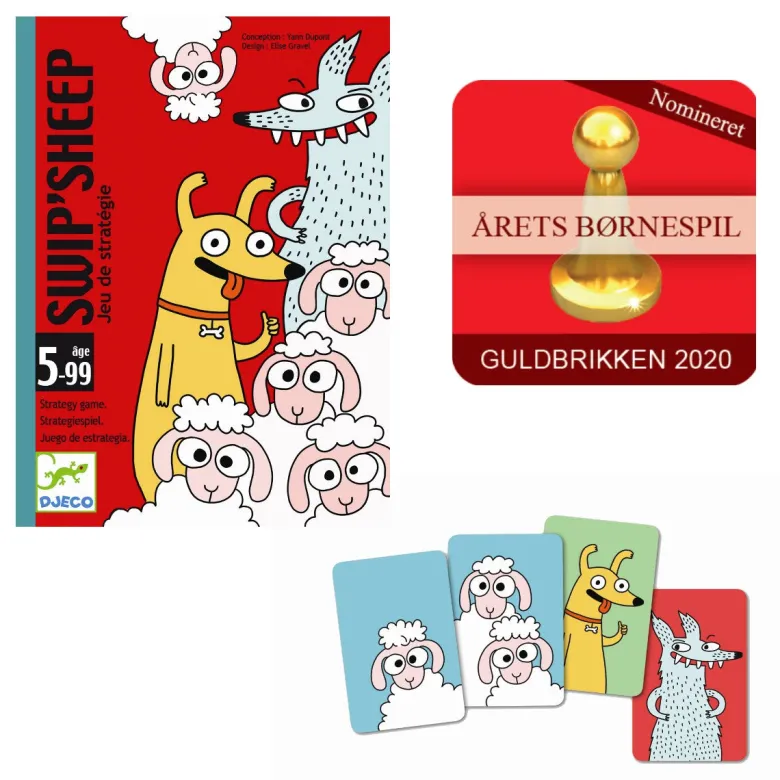 Djeco Card Game, Swip'Sheep
