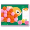 Djeco Collage Kit, Pompoms – Animals