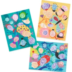 Djeco Coloring Set, Birds & Co.