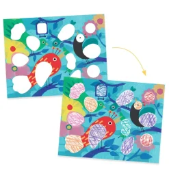 Djeco Coloring Set, Birds & Co.