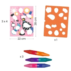Djeco Coloring Set, Birds & Co.