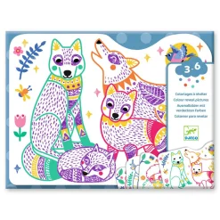 Djeco Coloring Set, Forest Families