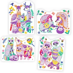 Djeco Coloring Set, Forest Families