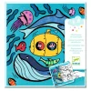 Djeco Coloring Set, Under the Sea in Long Strips