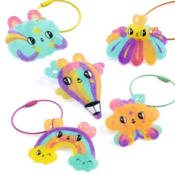 Djeco Creative Box, Artistic Plastic - Kawaii Keychains in Shrink Plastic
