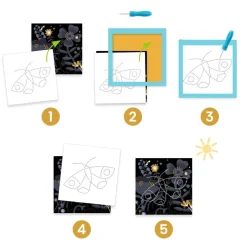 Djeco Creative Box, Picture Reveal