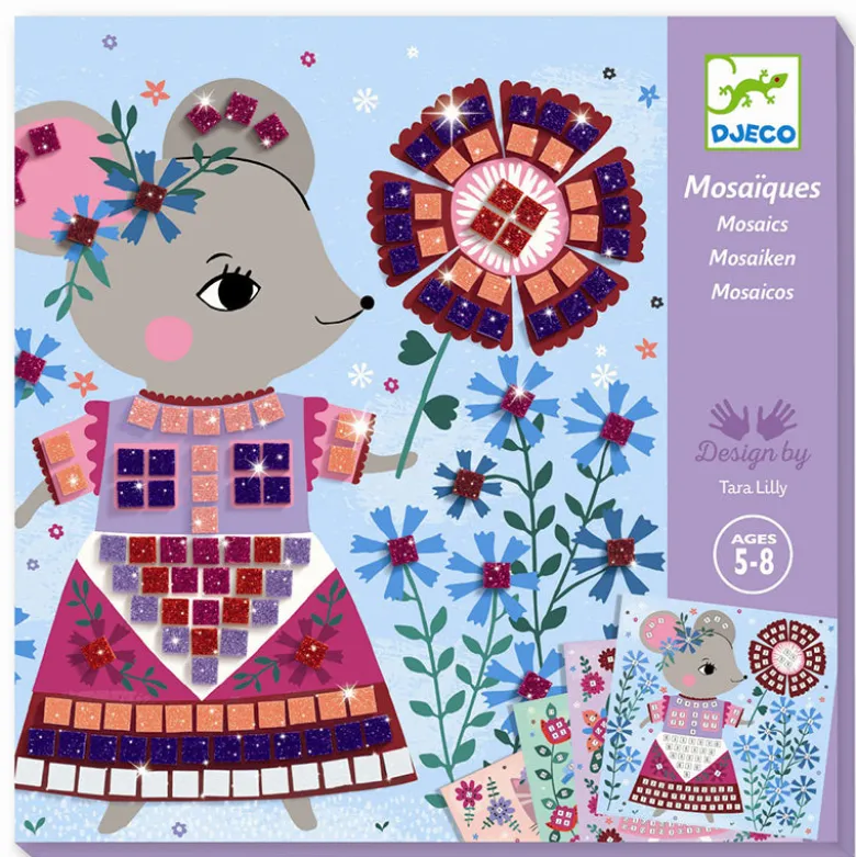 Djeco Creative Mosaic, Cute Animals
