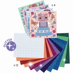 Djeco Creative Mosaic, Cute Animals