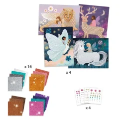 Djeco Creative Mosaic, The Enchanted World