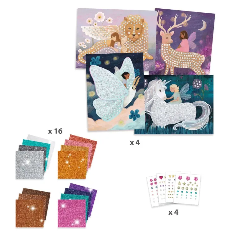 Djeco Creative Mosaic, The Enchanted World