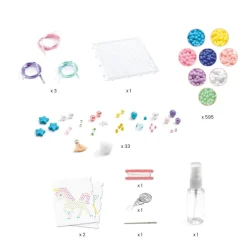 Djeco Creative Set, Artistic aqua - Rainbows