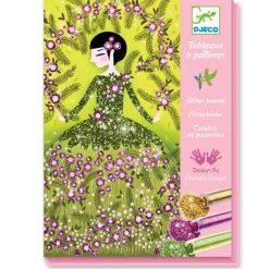 Djeco Creative Set, Glitter - Dresses