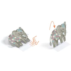 Djeco Creative Stand-Up Stickers, Animals