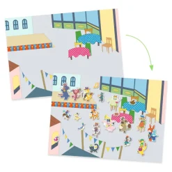 Djeco Creative Sticker Activity, Fanfare