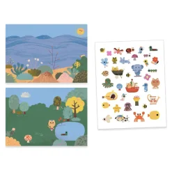 Djeco Creative Sticker Activity, Summer
